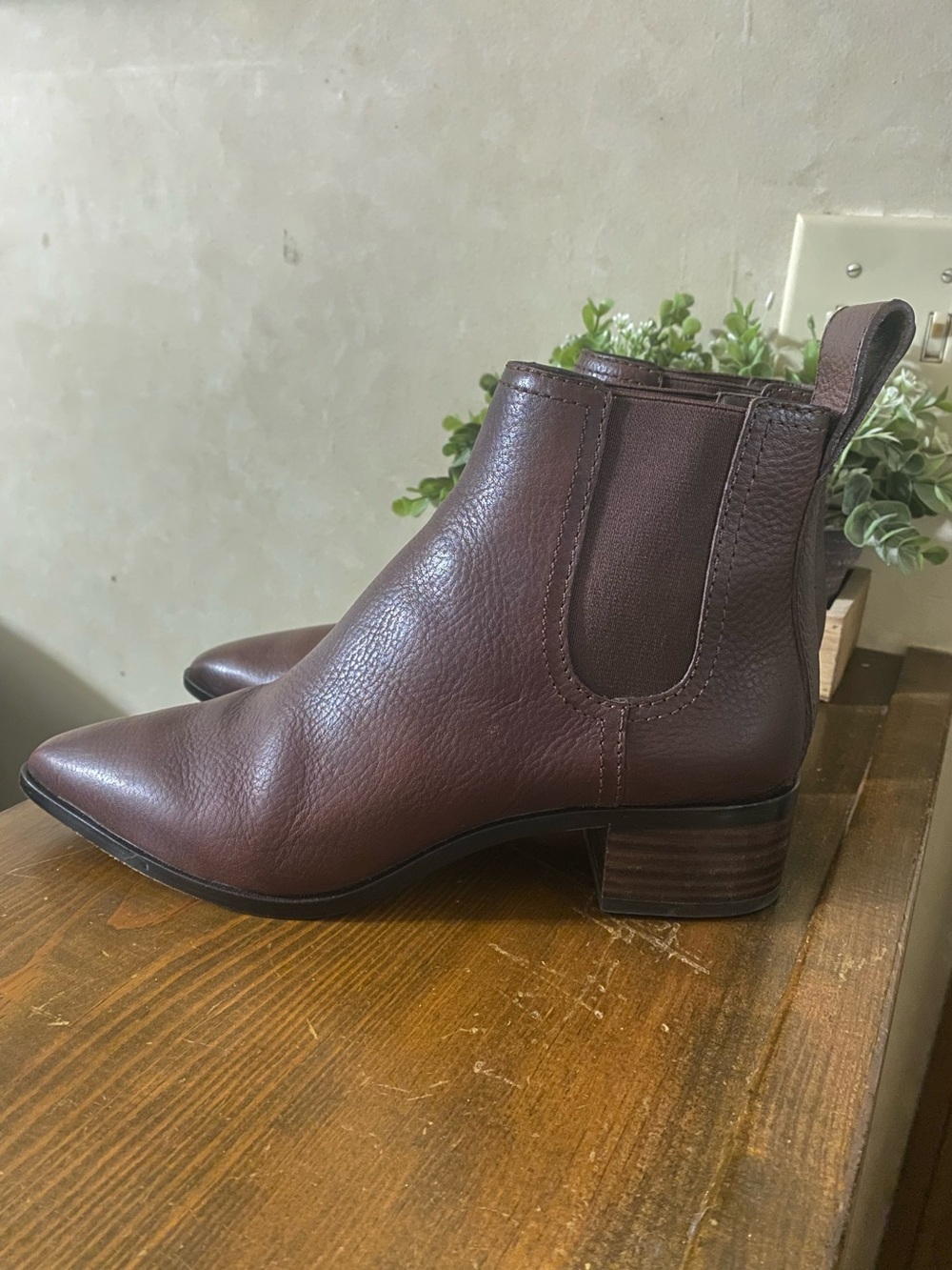 Loeffler Randall Nellie Chelsea Ankle Boot Women’s Sz 7.5 Shoe Espresso Brown - Picture 3 of 10